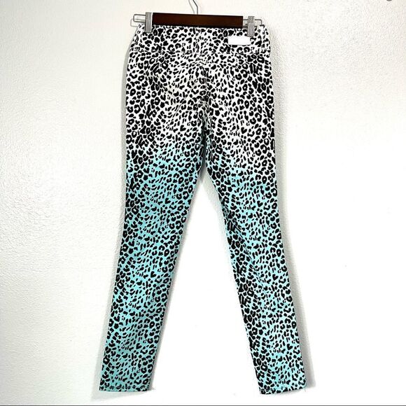 NWT GJG Juniors Leopard Print Cotton Denim Size 5 - Picture 3 of 4